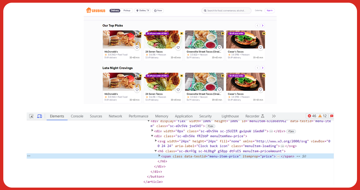 Grubhub-API-Features